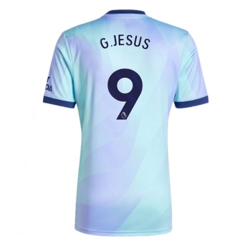 Fotbalové Dres Arsenal Gabriel Jesus #9 Alternativní 2024-25 Krátký Rukáv